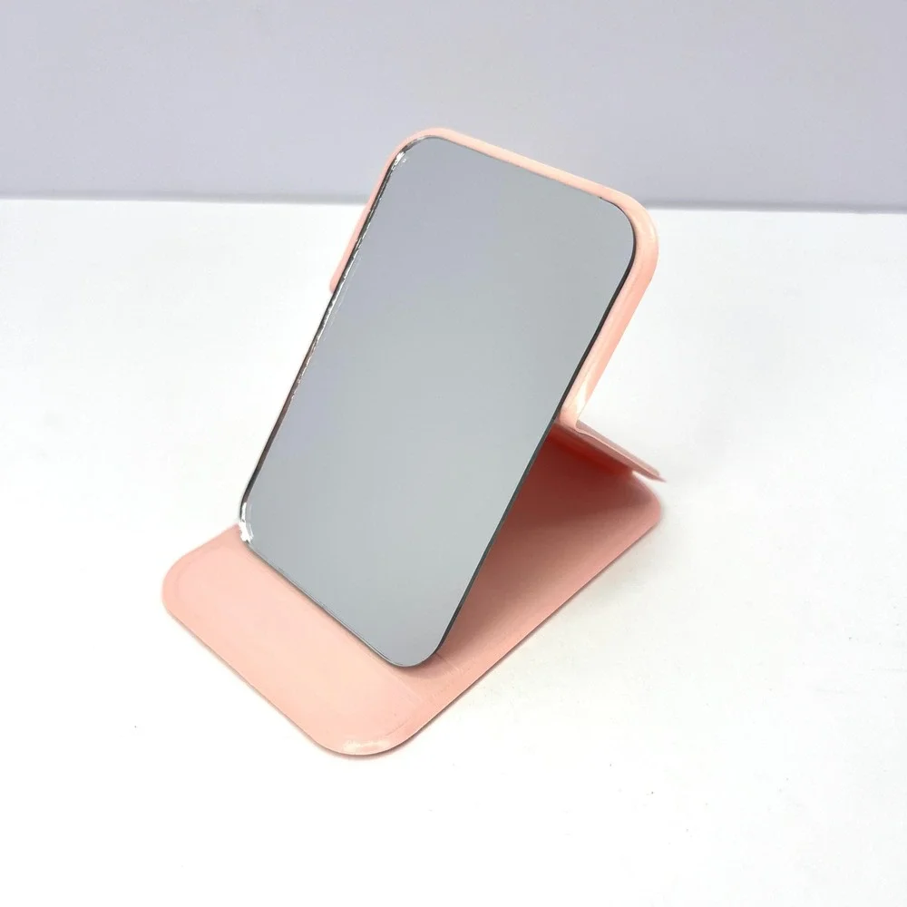 Lot of 10 Pink Folding Vanity Mirror 4x3